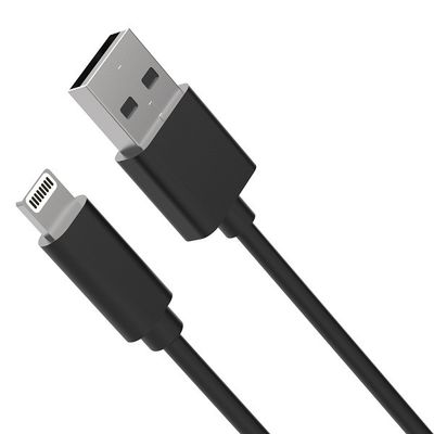 2M PVC USB A OTG Mfi Certified Lightning Cables For Audio Video