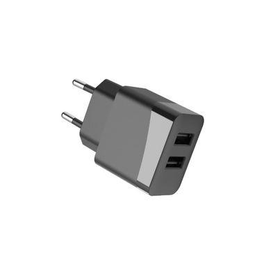 2Pin Plug 5V2.4A AC100V Dual Ports USB Charger PD12W