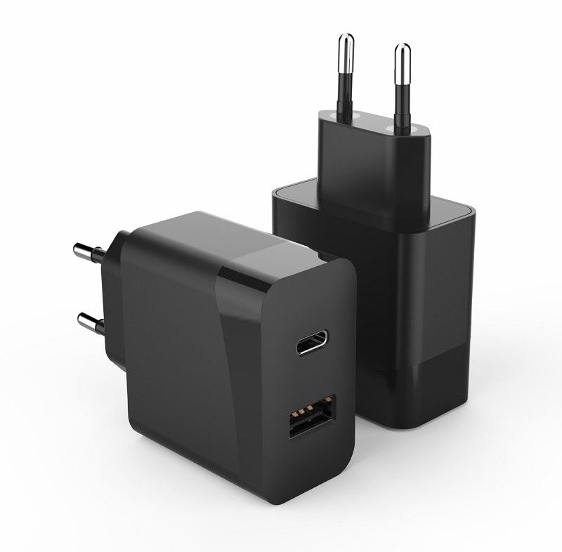 Mobile Phone 12V1.67A PD20W USA EU Wall Charger 5V/2.4A